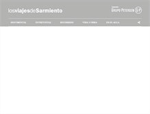 Tablet Screenshot of losviajesdesarmiento.com